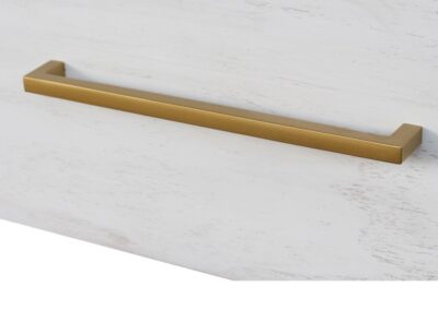 Arcadia cabinet bed with metal hardware