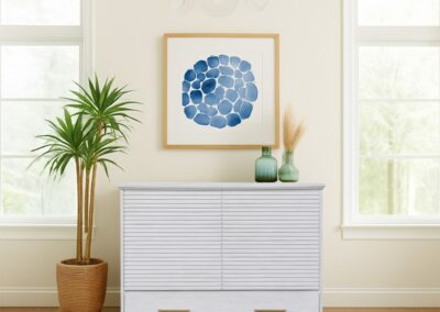 Arcadia coastal casual wood cabinet bed